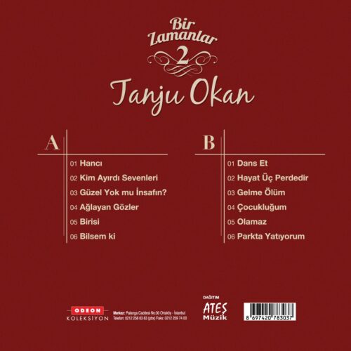 Tanju Okan - Bir Zamanlar 2- Plak - Görsel 2