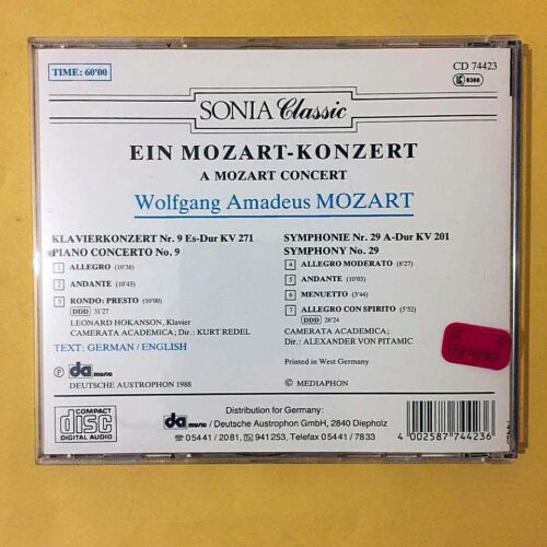 Wolfgang Amadeus Mozart - Ein Mozart -Konzert - Görsel 2