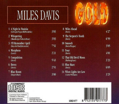 Miles Davis - Gold - Ambalajında - Görsel 2