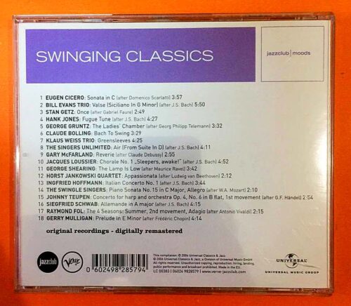 Various ‎– Swinging Classics - Görsel 2