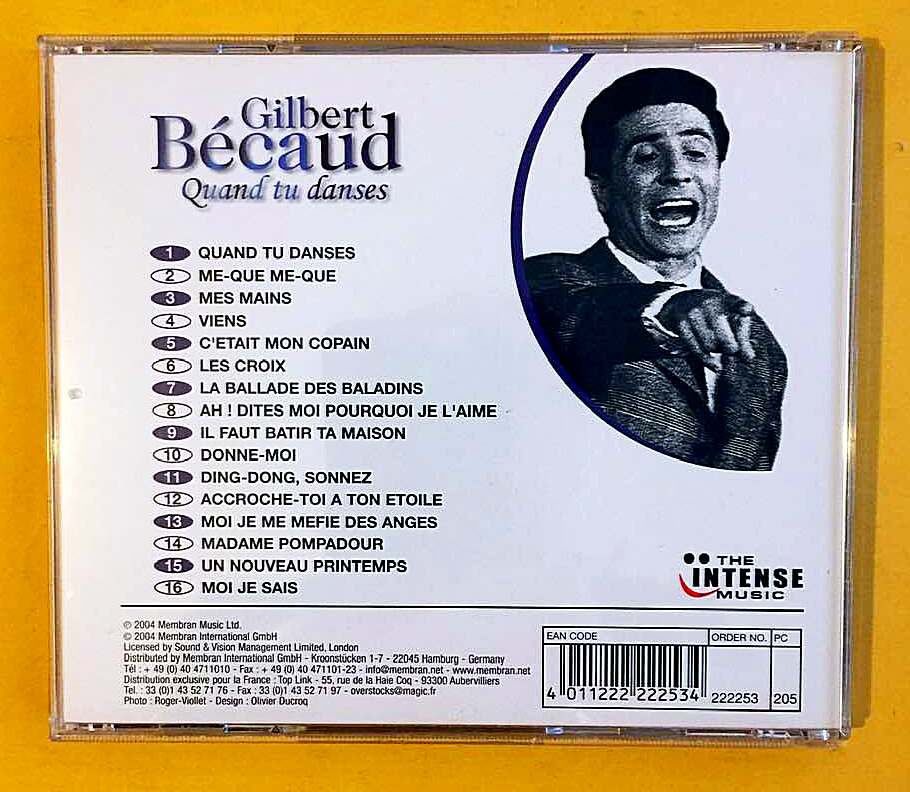 Gilbert Becaud – Quand Tu Danses - Görsel 2