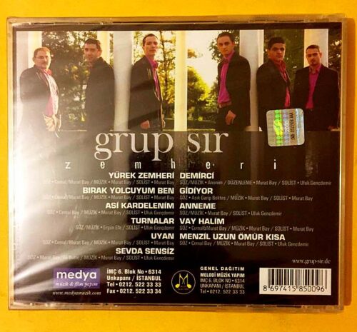 Grup Sır ‎– Zemheri - Ambalajında - Görsel 2