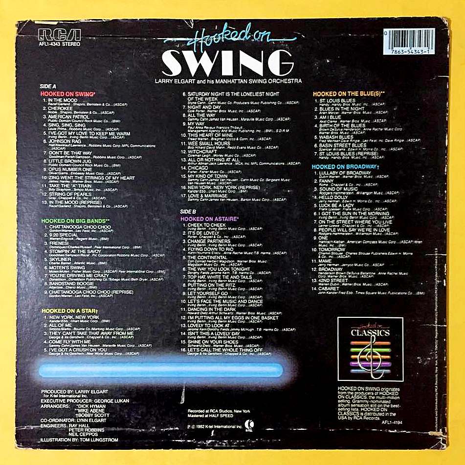 Larry Elgart And His Manhattan Swing Orchestra - Hooked On Swing - Görsel 2