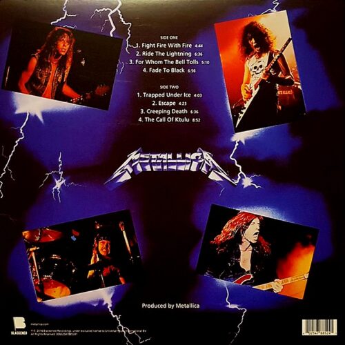 Metallica - Ride The Lightning - Plak - Görsel 2