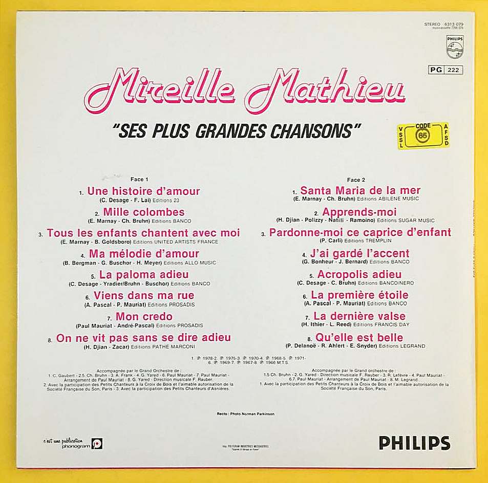 Mireille Mathieu – Ses Plus Grandes Chansons - Görsel 2