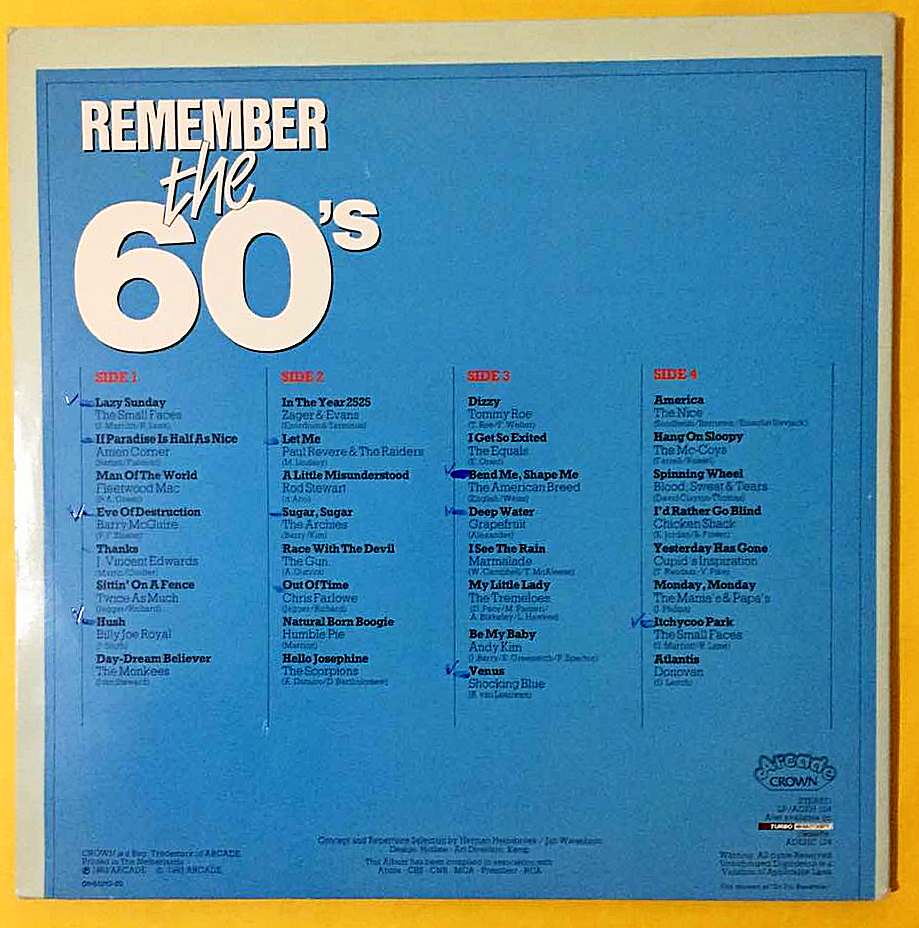 Remember The 60's - Volume 2 - 2 Plak - Görsel 2