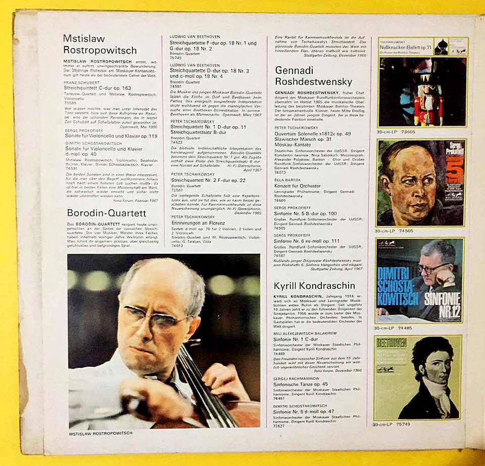 Tschaikowsky – Tschaikowsky Moskau 1966 - 2LP - Görsel 4