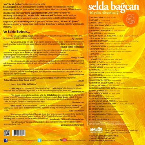Selda Bağcan - 40 Yılın 40 Şarkısı - 2 - 2 Plak - Görsel 2