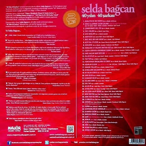 Selda Bağcan - 40 Yılın 40 Şarkısı - 2 Plak - Görsel 2