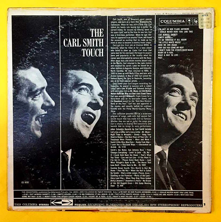 Carl Smith – The Carl Smith Touch - Görsel 2