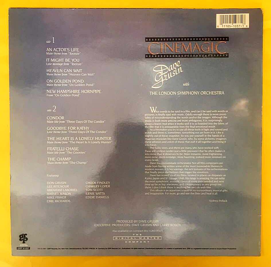 Dave Grusin – Cinemagic - Görsel 2