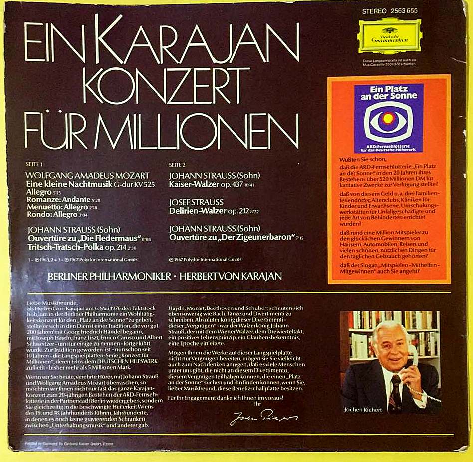 Herbert von Karajan, Berliner Philharmoniker – Ein Karajan Konzert Für Millionen - Görsel 2