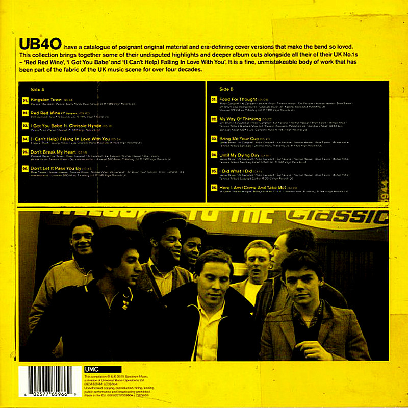 UB40 - Red Red Wine The Collection - Görsel 2