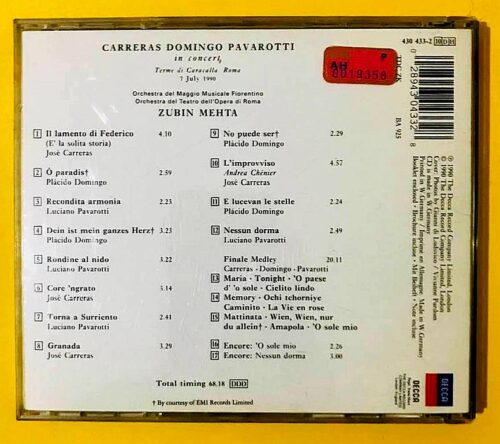 Carreras, Domingo, Pavarotti – In Concert - Görsel 2
