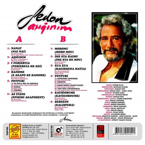 Fedon - Aşığınım - Limitli Sayıda Baskı - Görsel 2