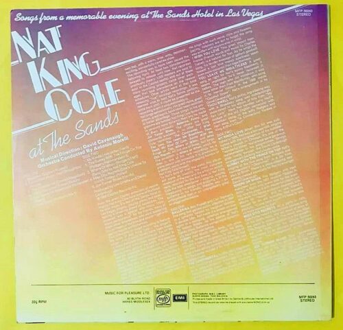 Nat King Cole – At The Sands - Görsel 2