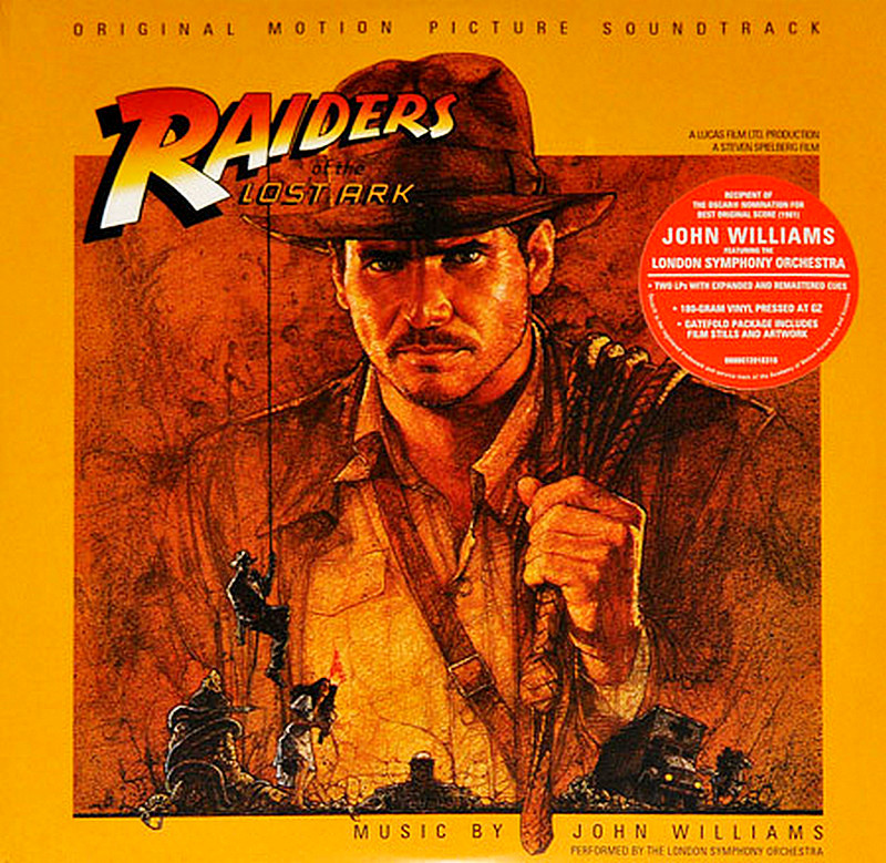 John Williams -Indiana Jones - Raiders Of The Lost Ark - Soundtrack - 2 Plak