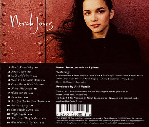 Norah Jones – Come Away With Me - Ambalajında - Görsel 2