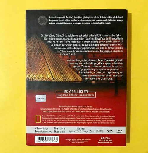 National Geographic - Da Vinci'nin Şifresi Çözüldü - DVD - Görsel 2