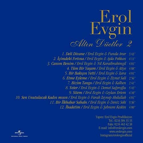 Erol Evgin – Altın Düetler 2 - Görsel 2