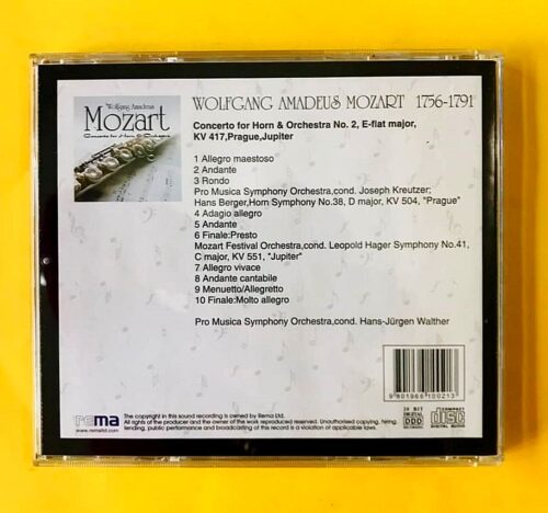 Mozart - Concerto for Horn Orchestra - Görsel 2