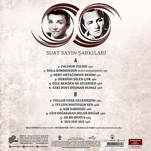 Zeki Müren - Suat Sayın Şarkıları - Görsel 2