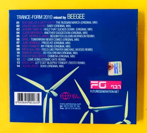 Beegee - Trance Form 2010 - Görsel 2