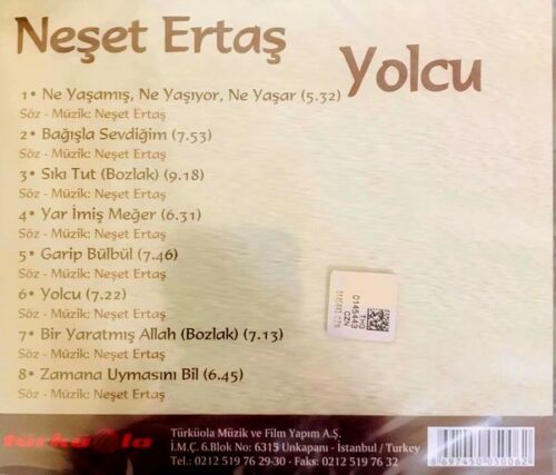 Neşet Ertaş - Yolcu - CD - Ambalajında - Görsel 2