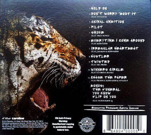 50 Cent - Animal Ambition - An Untamed Desire To Win - CD + DVD - Ambalajında - Görsel 2