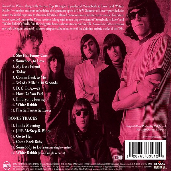 Jefferson Airplane – Surrealistic Pillow - Görsel 2