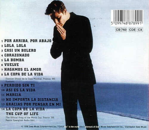 Ricky Martin - Vuelve - CD - Ambalajında - Görsel 2