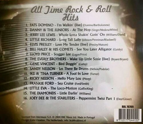 All Time Greatest Rock'n Roll Hits - Ambalajında - Görsel 2