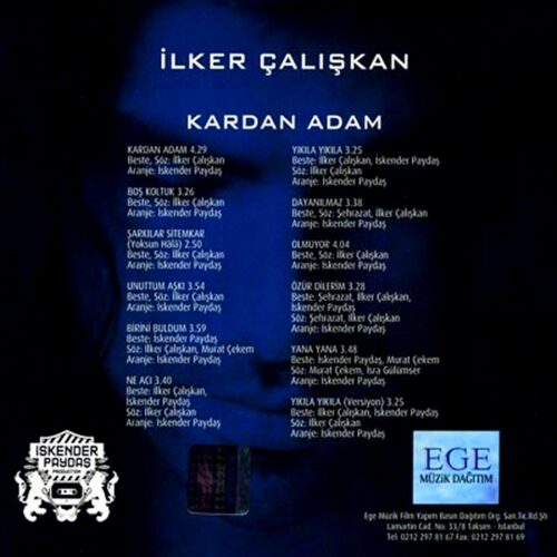 Ilker Çalışkan - Kardan Adam - CD - Görsel 2