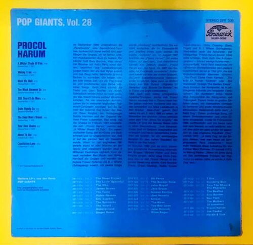 Procol Harum – Pop Giants Vol. 28 - Görsel 2