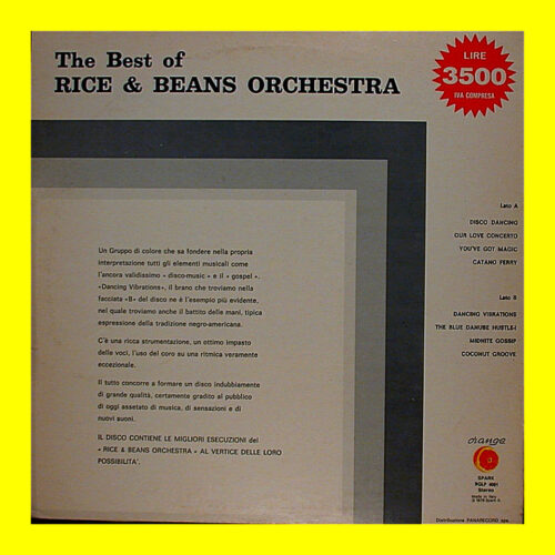 Rice & Beans Orchestra - The Best Of Rice & Beans Orchestra - Plak - Görsel 2