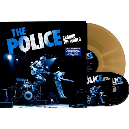 The Police - Around The World - Limitli Baskı - Altın renkli Plak + DVD - Görsel 3