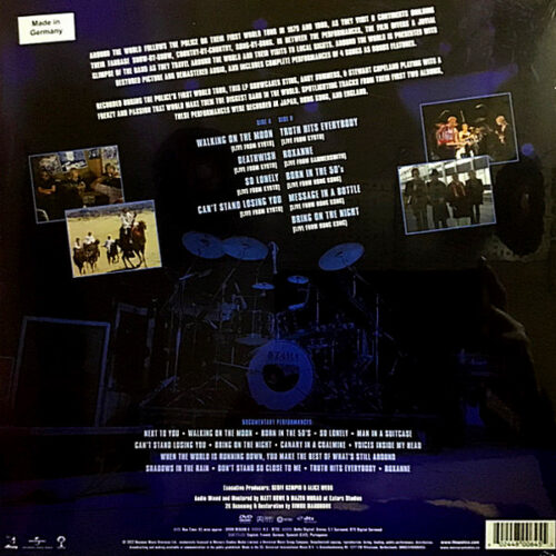 The Police - Around The World - Limitli Baskı - Altın renkli Plak + DVD - Görsel 2