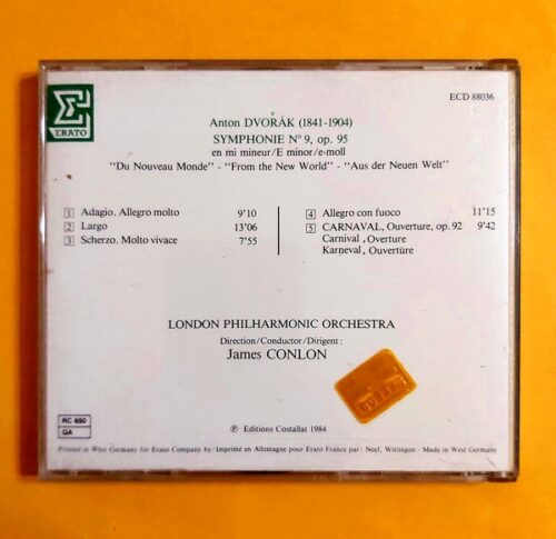 Dvorak - Symphony No 9  - Op.95  - Du Nouveau Monde - Görsel 2