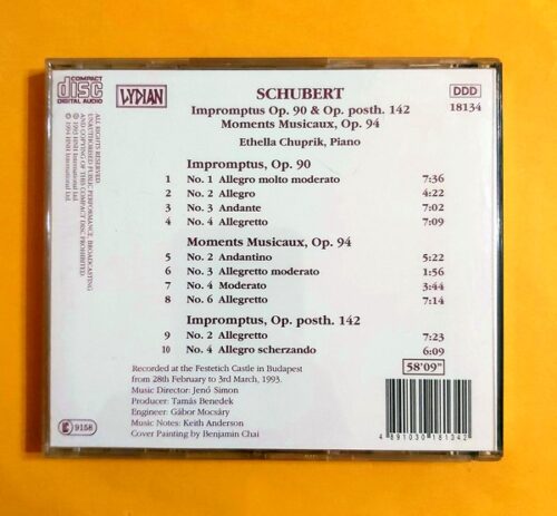 Schubert - Impromptus Op. 90 - Op. Posth. 142 - Moments Musicaux, Op. 94 - Görsel 2