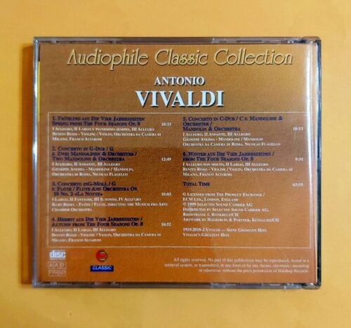 Vivaldi - Audiophile Classic Collection - Görsel 2