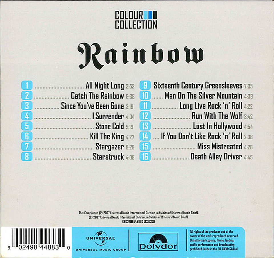 Rainbow - Colour Collection - CD - Görsel 2