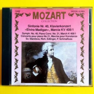 Mozart - Sinfonie Nr. 40, Klavierkonzert - Elvira Madigan - Marcia KV 408/1 - CD