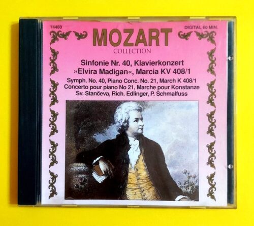 Mozart - Sinfonie Nr. 40, Klavierkonzert - Elvira Madigan - Marcia KV 408/1 - CD