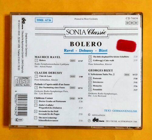 Ravel - Debussy - Bizet - Bolero - Görsel 2