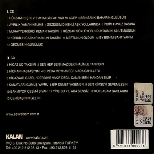 Şevval Sam – II Tek - 2 CD - Görsel 2