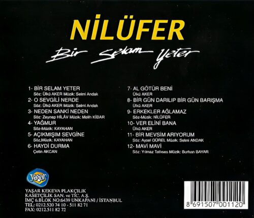 Nilüfer - Bir Selam Yeter - CD - Görsel 2