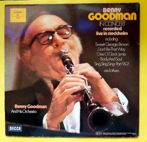 Benny Goodman And His Orchestra - Benny Goodman In Concert  - 2 Plak - Görsel 2