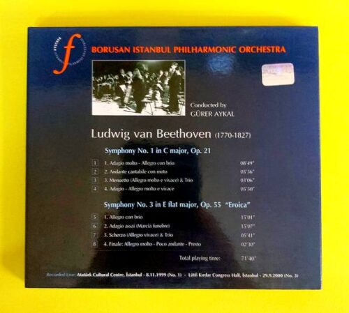 Borusan İstanbul Philharmonic Orchestra - Gürer Aykal - Beethoven - Symphonies No.1-3 - Görsel 2