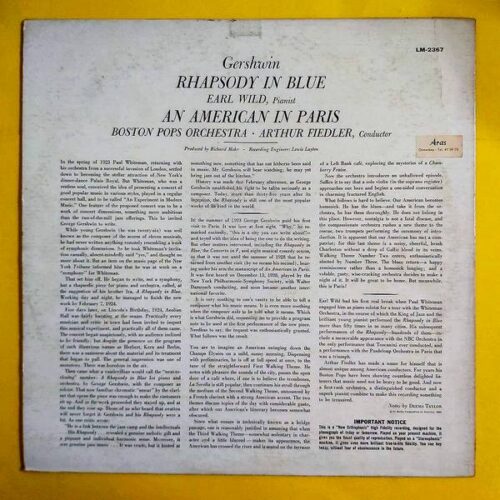 Boston Pops - Gershwin - Rhapsody In Blue / An American In Paris - Görsel 2