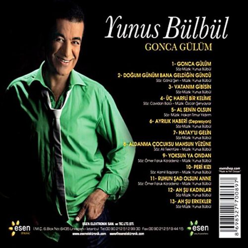 Yunus Bülbül - Gonca Gülüm - CD - Görsel 2